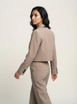 Women's Colorblock Cropped Blazer