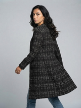 Cleo Plaid Open-Front Blazer | Women's Casual Jacket