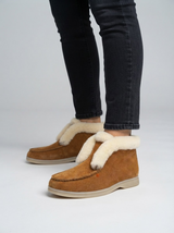 Sena Plush-Lined Platform Ankle Boots | Women's Winter Footwear
