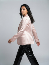 Oversized minimalist outerwear blazer for women all-season versatile fashionable
