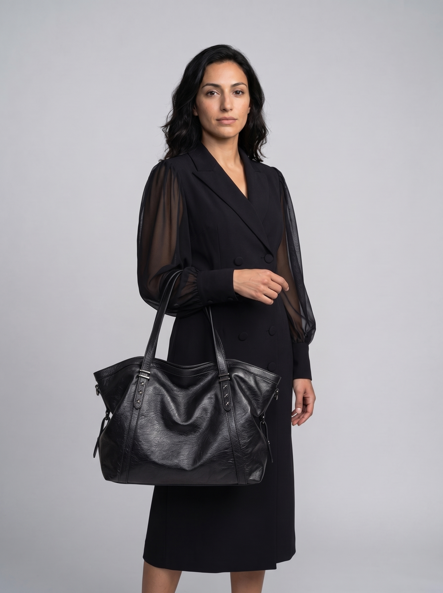 Single Shoulder Tote Bag, Large Capacity, Women's Soft Leather Vintage Commute Bag, Crossbody Bag for Women