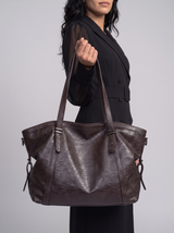Elodie Large-Capacity Vintage Tote Bag | Women's Commute Crossbody