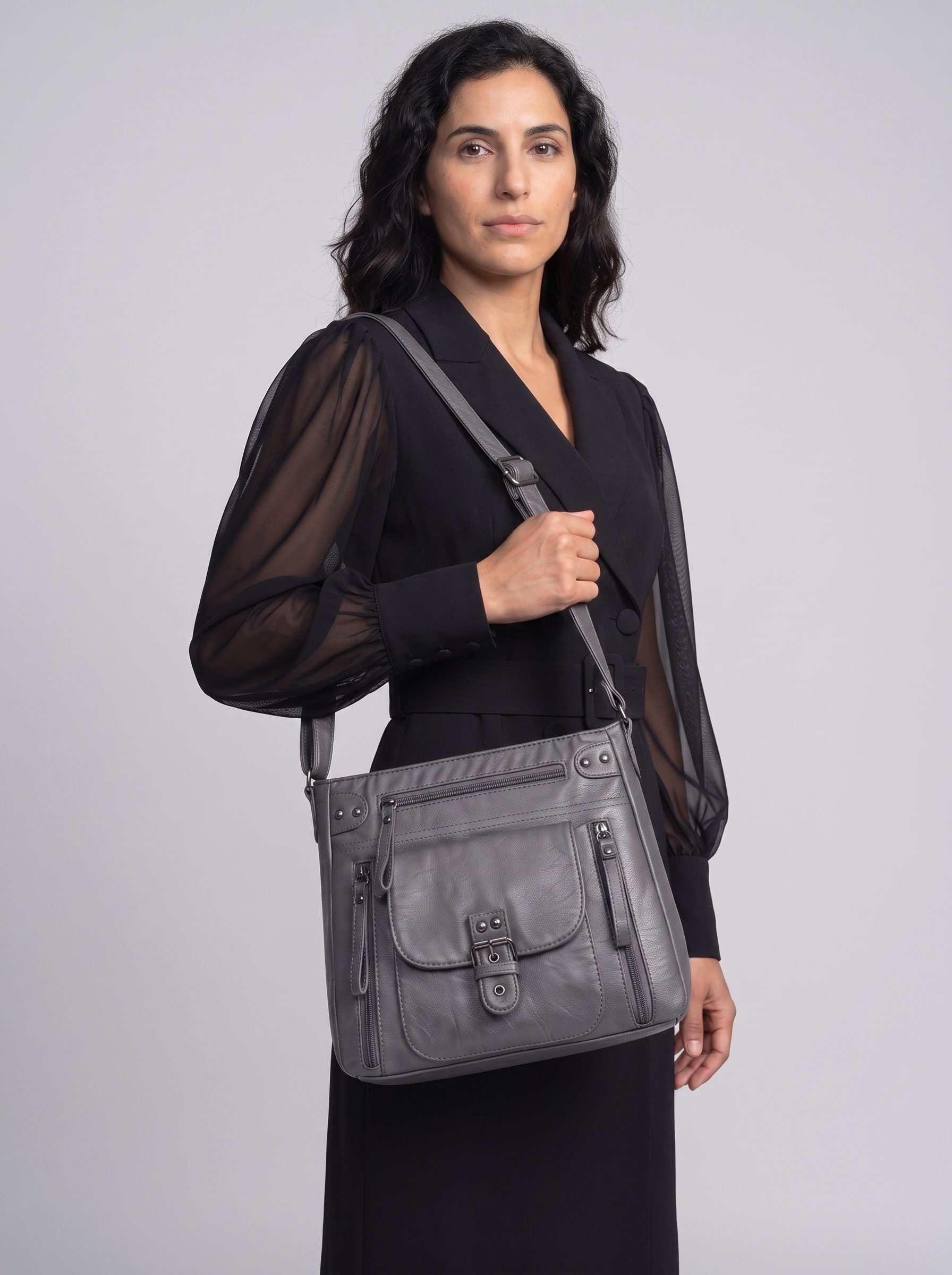 Designer Handbag Women Shoulder Bag Pu Leather Crossbody Messenger Bag High Quality Leather Tote Bag for Woman Casual Purses