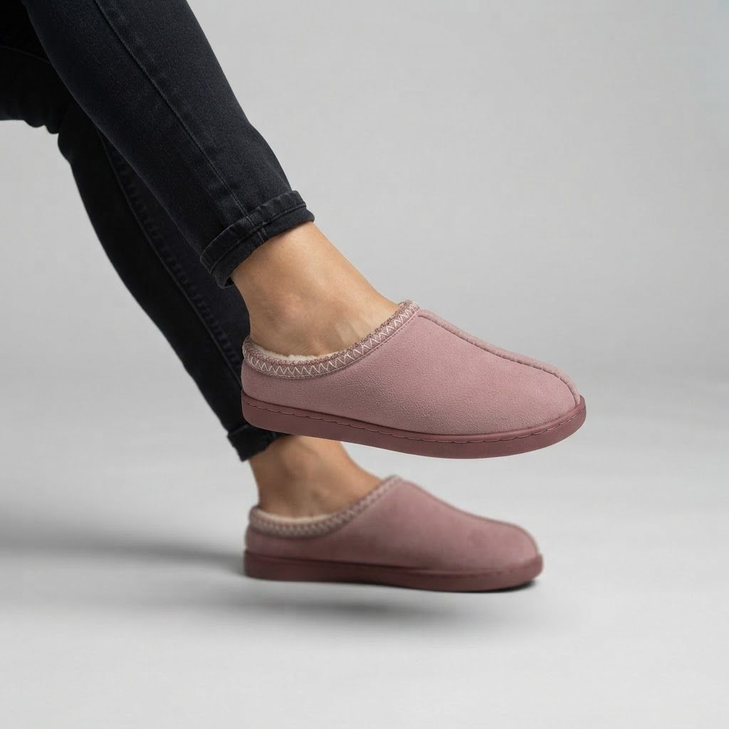 Cotton Slippers for Autumn and Winter Indoor Thick-Soled Non-Slip Couple Warm Fleece-Lined Soft Sole