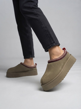 Willa Warm Plush Snow Boots | Women's Chunky Platform Slippers