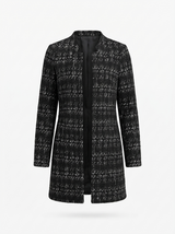 Cleo Plaid Open-Front Blazer | Women's Casual Jacket