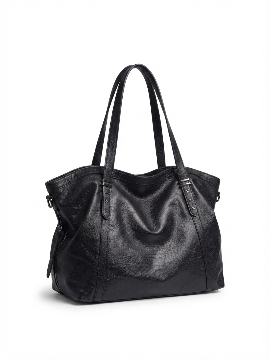 Elodie Large-Capacity Vintage Tote Bag | Women's Commute Crossbody