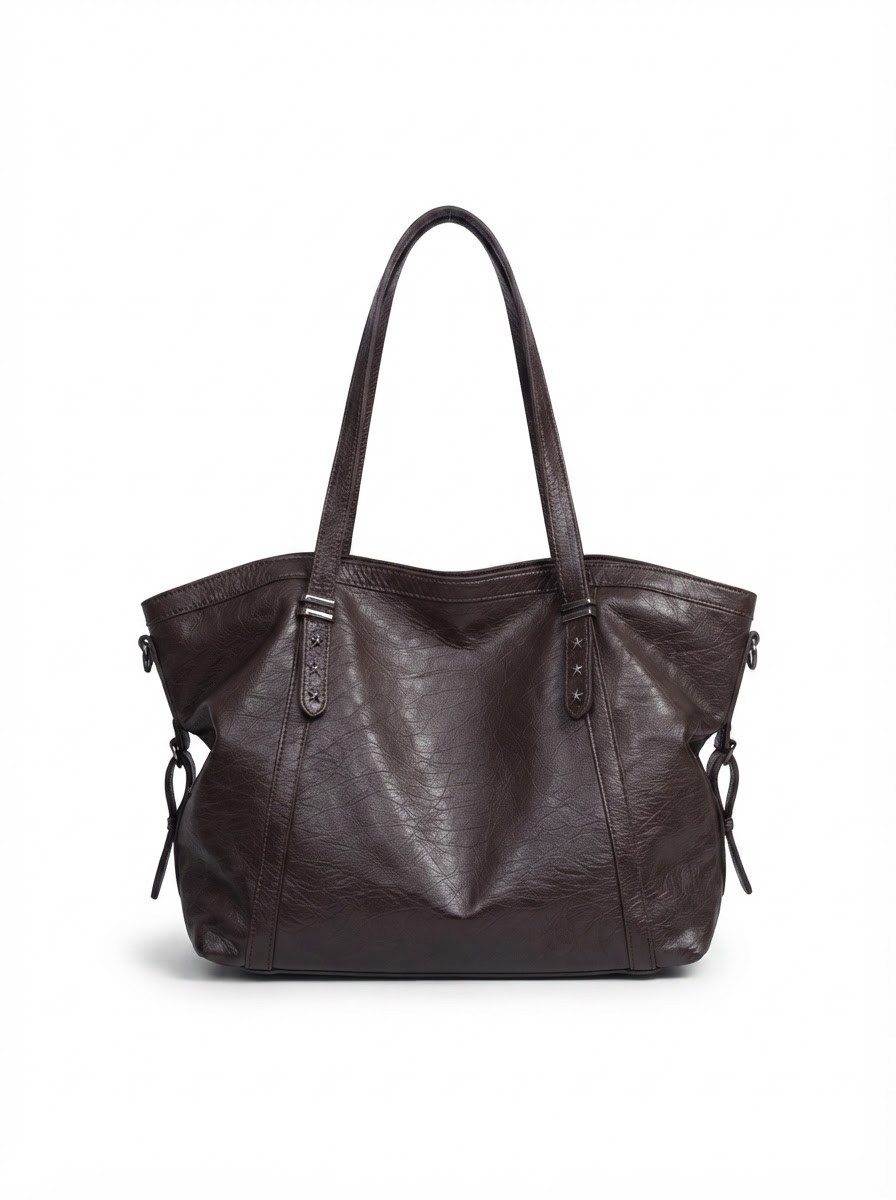 Elodie Large-Capacity Vintage Tote Bag | Women's Commute Crossbody