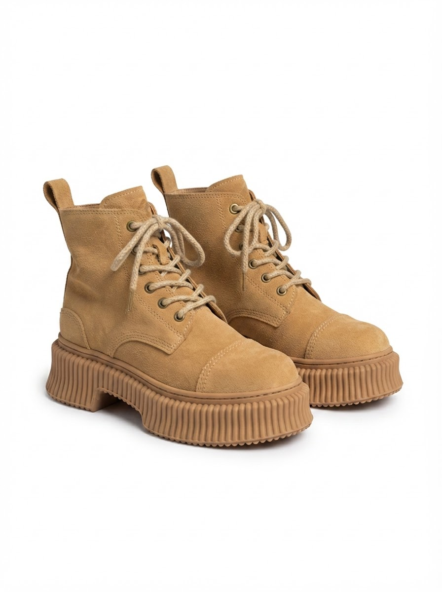 Sienna Suede Chunky-Heel Ankle Boots | Women's Winter Footwear