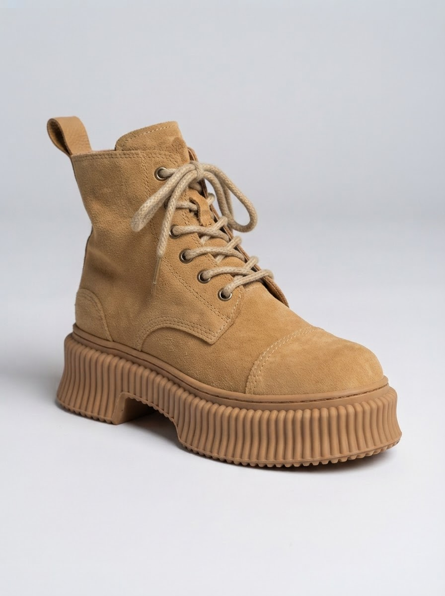 Sienna Suede Chunky-Heel Ankle Boots | Women's Winter Footwear