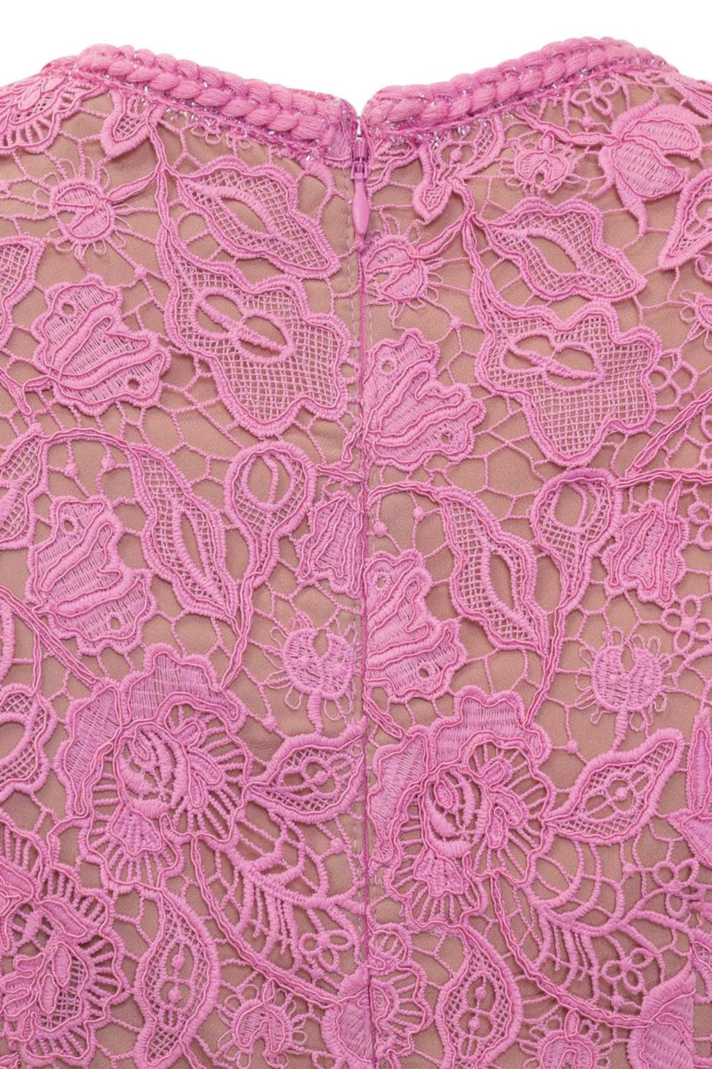 Rosa | Short Sleeve Lace Midi Dress