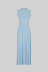Noor | Pearl Embellished Knit Sleeveless Midi Dress