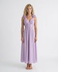 Giedre | Lace-Up A-Line Midi Dress