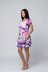 Dalia | Floral Tiered Mini Dress