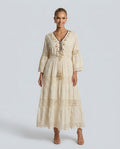 Eloise | Floral Lace Midi Dress